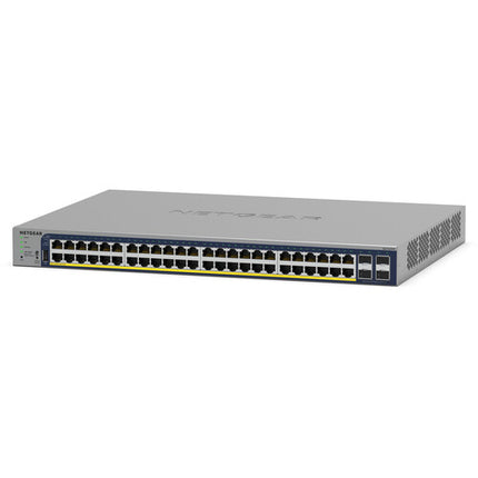 Netgear GS752TPv3 Switch de Red Gestionado Gigabit 48 Puertos PoE+ 380W