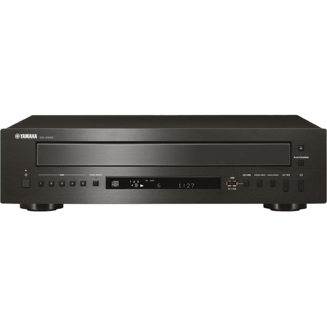 Yamaha CD-C603BL Cambiador de CD 5 Discos Reproducción USB 24-Bit DAC