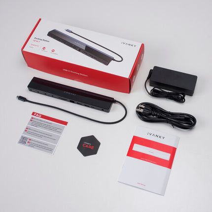 iVANKY 12-en-1 Estación de Acoplamiento USB-C 20W Carga 4K Dual