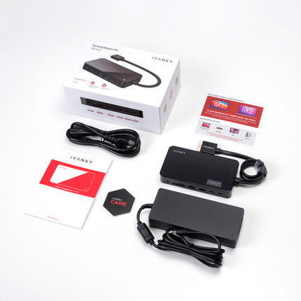 iVANKY 12 en 2 USB-C Docking Station Pro Estación de acoplamiento con 4 USB 3.2 y doble HDMI 4K