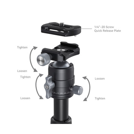 SmallRig VT-20 Mini Trípode 20.5" 13.2lb y DT-50 Soporte Escritorio