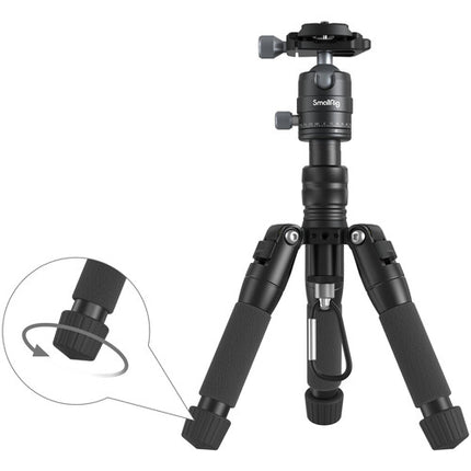 SmallRig VT-20 Trípode Mini de Aluminio con Cabezal Bola 13.2 lb 20.5 pulgadas
