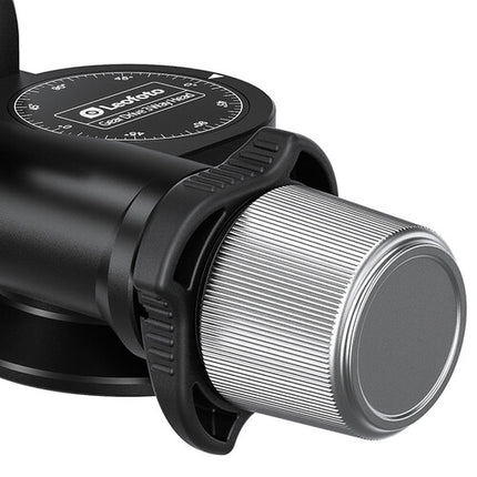 Leofoto GW-01 Cabezal Geared 3 Vías Capacidad 8 kg Rango 360° con Placa Quick Release