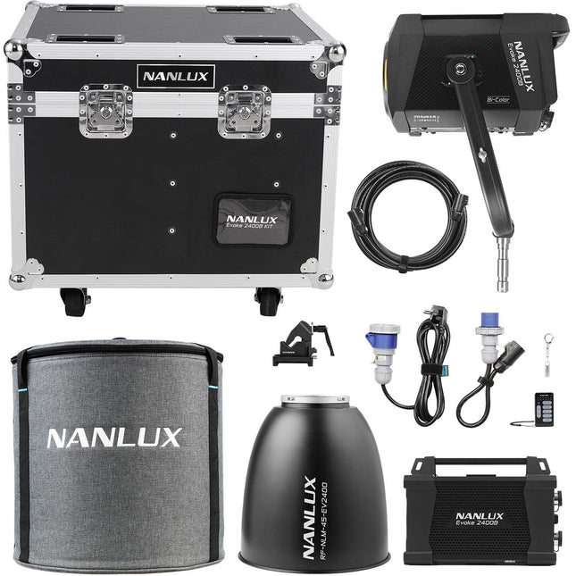 Nanlux Evoke 2400B Luz LED Bicolor Monolight 41910 Lux 2700-6500K Kit