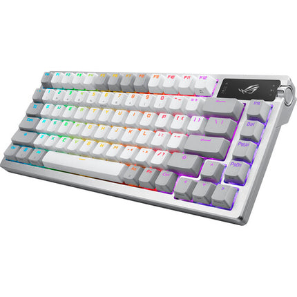 ASUS Republic of Gamers Azoth M701 Teclado Gaming Inalámbrico Blanco Bluetooth 5.1 1000 Hz