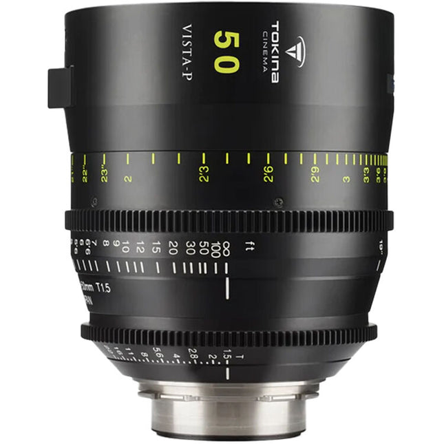 Tokina Cinema Vista-P 50mm T1.5 Lente Prime ARRI PL con Apertura T1.5 y 300° Rotación