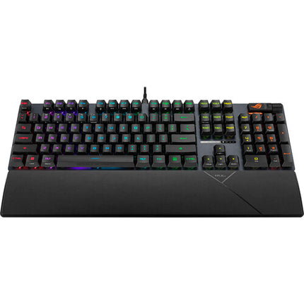 ASUS Republic of Gamers Strix Scope II Teclado Gaming Cableado RX Red Ergonomico con Reposamuñecas Desmontable
