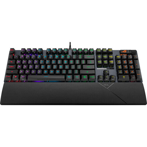 ASUS Republic of Gamers Strix Scope II Teclado Gaming Cableado RX Red Ergonomico con Reposamuñecas Desmontable