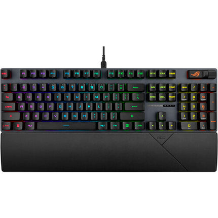 ASUS Republic of Gamers Strix Scope II Teclado Gaming Cableado RX Red Ergonomico con Reposamuñecas Desmontable