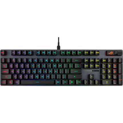 ASUS Republic of Gamers Strix Scope II Teclado Gaming Cableado RX Red Ergonomico con Reposamuñecas Desmontable