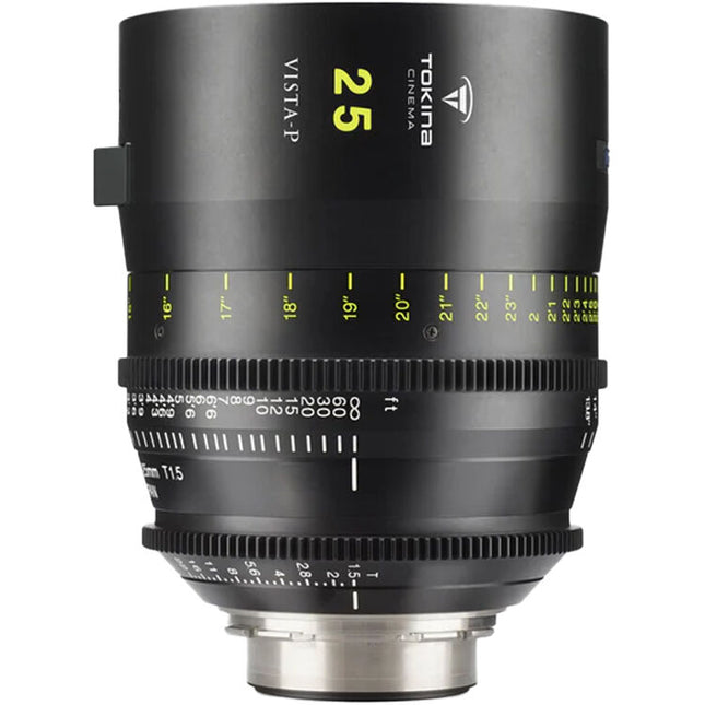 Tokina Cinema Vista-P 25mm T1.5 Lente Prime PL Foco 300° Funda