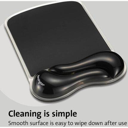 Kensington Duo Gel Alfombrilla Mouse y Reposamuñecas Teclado Negro Ergonomía Ventilación