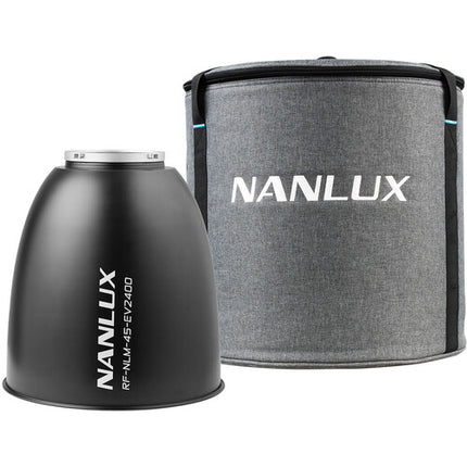 Nanlux Evoke 2400B Kit Monolight LED Bicolor 2700-6500K con Flight Case