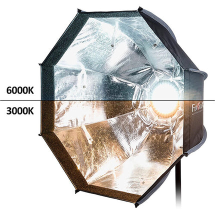FotodioX T660 Luz LED Bi-Color Softbox Kit Doble 7200 Lux 3.3 Pies