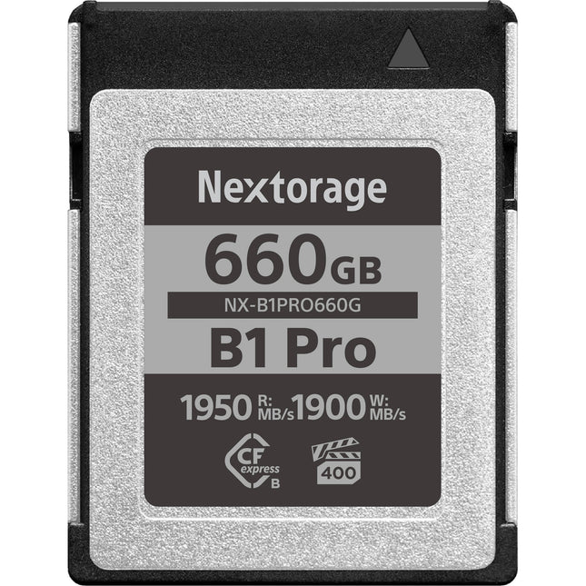 Nextorage NX-B1PRO Tarjeta de Memoria CFexpress Tipo B 660GB 1950MBs Leer 1900MBs Escribir