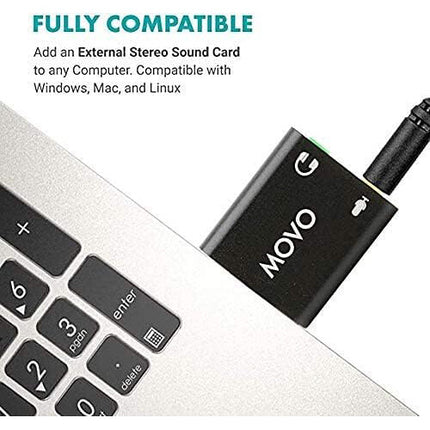 Movo Photo WMX-1 Micrófono Lavalier Inalámbrico con USB 6 Horas Batería 200 Pies Alcance