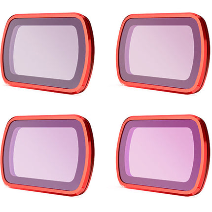 PGYTECH Set de Filtros ND para DJI Osmo Pocket 3 4 Densidades Vidrio Japonés