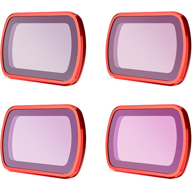 PGYTECH Set de Filtros ND para DJI Osmo Pocket 3 4 Densidades Vidrio Japonés