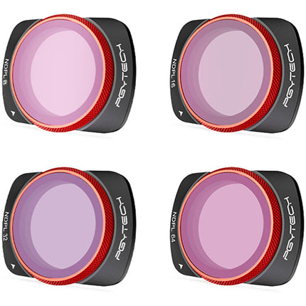 PGYTECH Juego de filtros ND PL para DJI Osmo Pocket 3 reducción 3 a 6 pasos vidrio óptico japonés