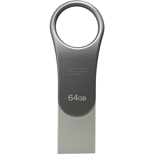 Silicon Power 64GB Pendrive USB 3.0 Tipo A y C Titanium 5 Gb/s
