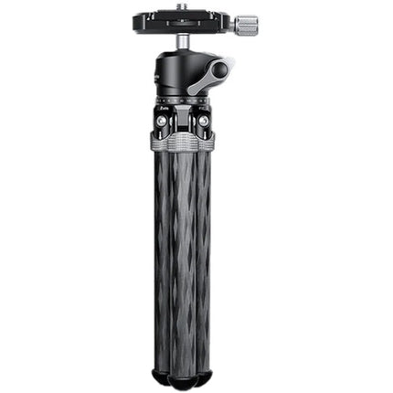 Leofoto MT-02C Trípode de Mesa Carbono 7.9" 11 lb con Cabezal LH-22 Negro