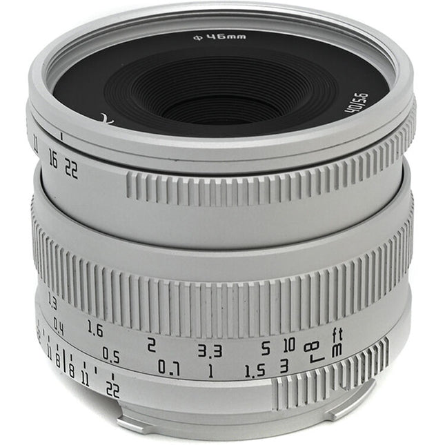 AstrHori 40mm f5.6 Lente para Leica M Full-Frame f22 Manual Plata