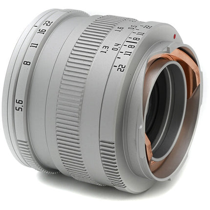 AstrHori 40mm f5.6 Lente para Leica M Full-Frame f22 Manual Plata