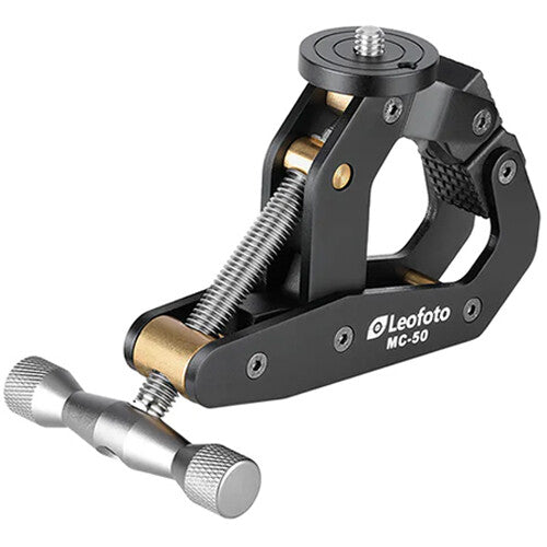 Leofoto MC-50 Soporte Abrazadera para Teléfonos y Cámaras con Montaje 1/4"-20 y Capacidad 2 2"