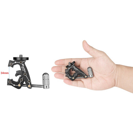 Leofoto MC-30 Soporte Abrazadera 1.3" para Teléfono con Mini Cabeza de Bola