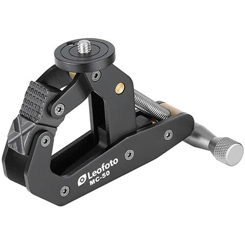 Leofoto MC-50 Soporte Abrazadera para Teléfonos y Cámaras con Montaje 1/4"-20 y Capacidad 2 2"