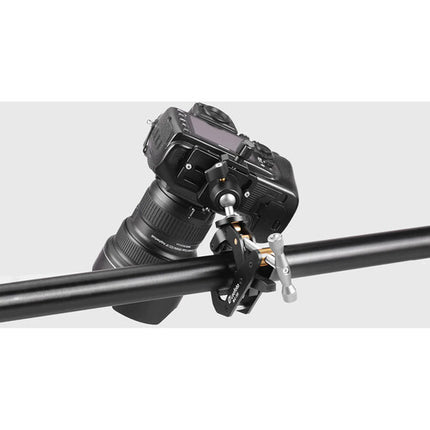 Leofoto MC-50 Soporte Abrazadera para Teléfonos y Cámaras con Montaje 1/4"-20 y Capacidad 2 2"