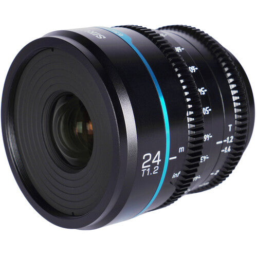 Sirui Night Walker 24mm T1.2 S35 Lente de Cine Apertura T1.2 Gran Angular 31mm Circulo de Imagen