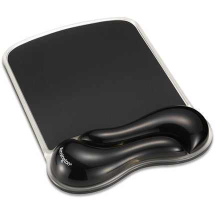 Kensington Duo Gel alfombrilla para ratón con reposamuñecas y ventilación negra