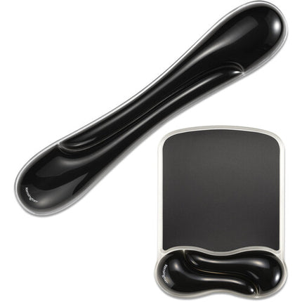 Kensington Duo Gel alfombrilla para ratón con reposamuñecas y ventilación negra