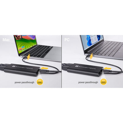 Sonnet DisplayLink Adaptador dual HDMI USB A 3.2 Gen 1 USB C 4K 60Hz
