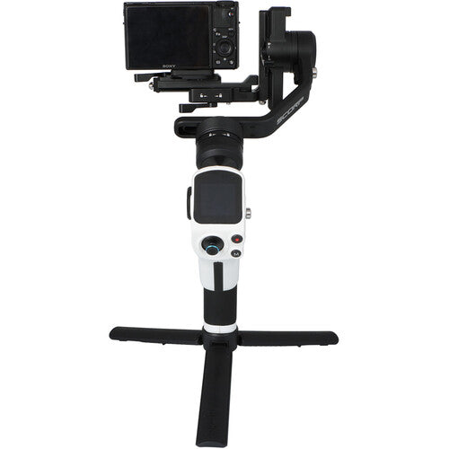 Feiyu SCORP-Mini 2 Estabilizador 3 Ejes para Smartphones y Cámaras con Luz Magnética y Palo Extensor 27 cm