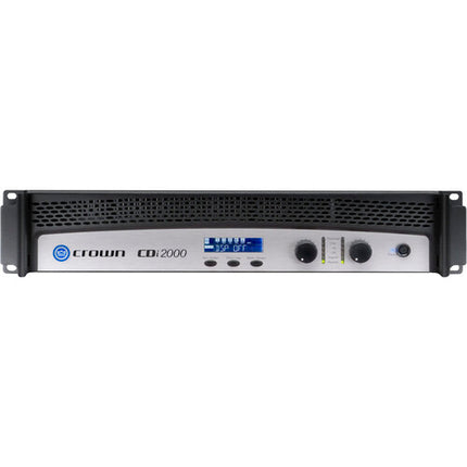 Crown Audio CDi 2000 Amplificador Comercial Dos Canales 800W 2 RU Rackmount