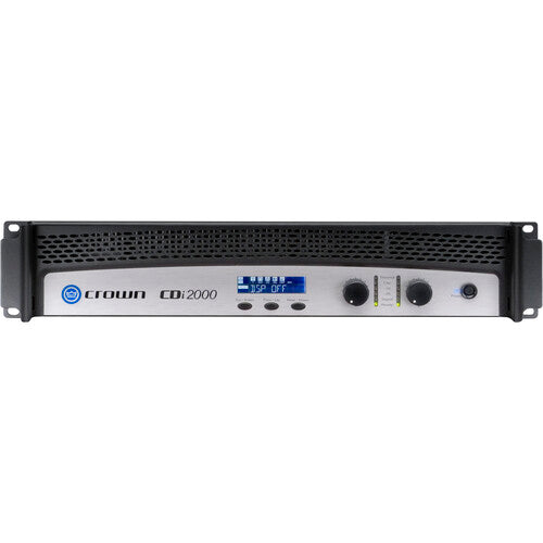 Crown Audio CDi 2000 Amplificador Comercial Dos Canales 800W 2 RU Rackmount