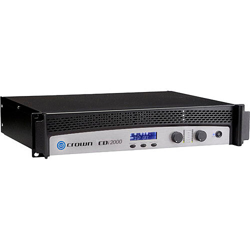 Crown Audio CDi 2000 Amplificador Comercial Dos Canales 800W 2 RU Rackmount