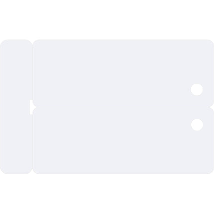 IDC CR-80/30 Tarjetas PVC para impresora 30 mil 2-Ups 500 unidades