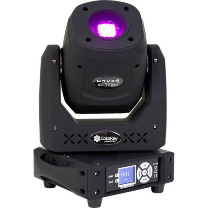 ColorKey Mover Spot 150 90W Luz LED Movible Compacta 10° 7 Colores