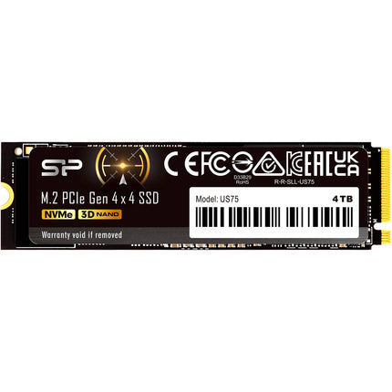 Silicon Power US75 SSD Interna NVMe M.2 4TB PCIe 4.0 7000 MB/s Leer