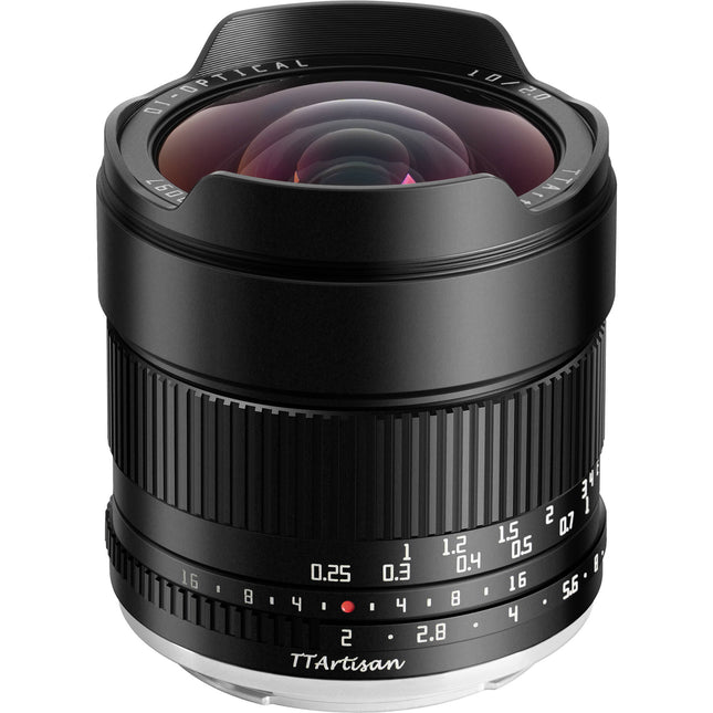 TTArtisan 10mm f2.0 Lente Micro Cuatro Tercios con filtro 72mm y tapas