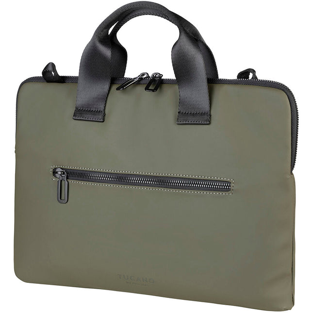 Tucano Gommo Bolsa Slim para Laptop 13-14" Verde Resistente al Clima Sistema Antideslizante