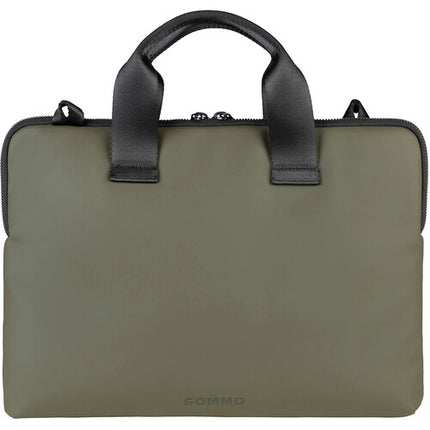 Tucano Gommo Bolsa Slim para Laptop 13-14" Verde Resistente al Clima Sistema Antideslizante