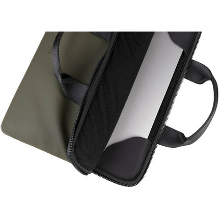 Tucano Gommo Bolsa Slim para Laptop 13-14" Verde Resistente al Clima Sistema Antideslizante