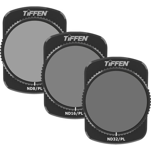 Tiffen ND PL Juego de Filtros ND8 ND16 ND32 para DJI Osmo Pocket 3 con Estuche