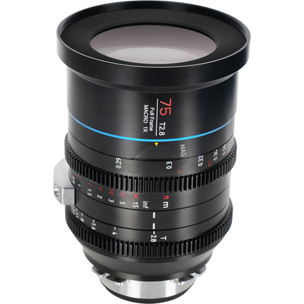 Sirui Jupiter 75mm T2.8 Lente Macro Cine Full-Frame Canon EF 13 Iris 92mm