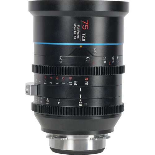 Sirui Jupiter 75mm T2.8 Lente Macro Cine Full-Frame Canon EF 13 Iris 92mm