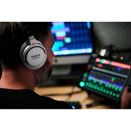 Roland RH-200S Auriculares Circumaurales Cerrados para Monitor 40mm Plata